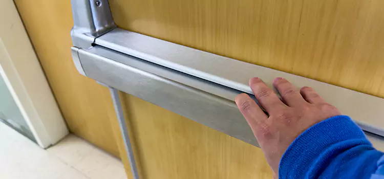 Installing a Push Bar on a Door Paducah